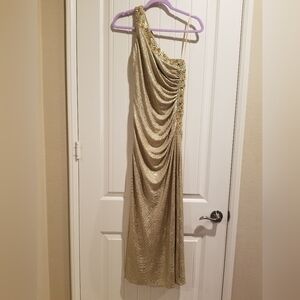 Shimmer Gold Gown